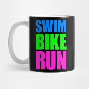 SWIM BIKE RUN TRIATHLON KONA Mug